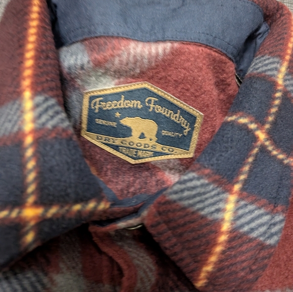 XL Freedom Foundry Warm Red Flannel - Picture 3 of 4